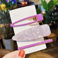 Korean Acrylic Hairpin 3 Piece Set Side Clip Bangs Clip Girl Clip  Wholesale sku image 18