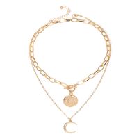Fashion  Alloy Moon Women's Necklace Clavicle Chain main image 4