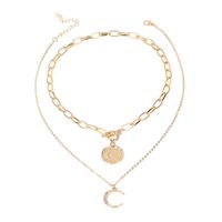 Fashion  Alloy Moon Women's Necklace Clavicle Chain main image 6