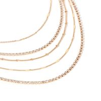 Fashion Ethnic  Simple Multi-layer Necklace Short Clavicle Chain main image 5