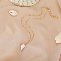 New Fashion Conch Pendant Clavicle Chain Creative Simple Golden Necklace main image 5