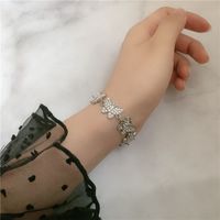 Fashion Rhinestone Butterfly Micro-inlaid Stainless Steel Bracelet main image 3