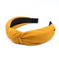 Autumn New Pure Color Breathable Cloth Art Wide Side Korea Simple Face Wash Hair Accessories main image 6