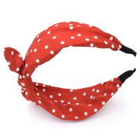New Broadside Polka Dot Polka Dot Bow Tie Women's Simple Fabric Knotted Hair Accessories main image 6