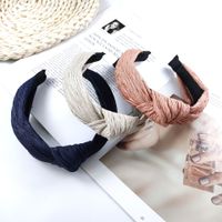 Hot Selling Fabric Bark Simple Headband Wholesale main image 4