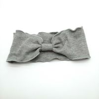 Korean Wide-brimmed Knitting Woolen Fashion Bow Retro Candy-colored Headband For Ladies main image 6