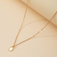 Fashion Lock Pendant Necklace Wholesale main image 1