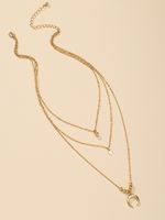 Fashion Metal Pendant Necklace Wholesale main image 5