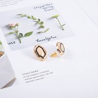 New Geometric Irregular Dripping Oil  Fashion Earrings main image 5