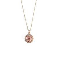 New Fashion Sunflower Zircon Diamond Pendant Women's Necklace main image 6