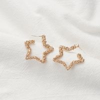 Hot Selling Simple Alloy Geometric Five-pointed Star Earrings Love Butterfly Earrings main image 4