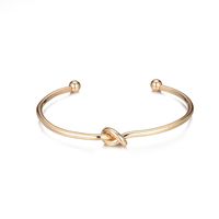 Hot Selling Simple Geometric Knotted Twist Bracelet Three-piece Set Wholesale main image 3
