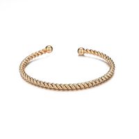 Hot Selling Simple Geometric Knotted Twist Bracelet Three-piece Set Wholesale main image 4