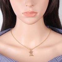 Hot-selling Twelve Constellation Necklaces Wholesale sku image 6