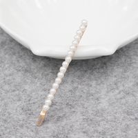 Korean Pearl Hairpin Bangs Headdress Pearl Side Clip Wholesale sku image 1