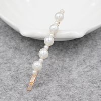 Korean Pearl Hairpin Bangs Headdress Pearl Side Clip Wholesale sku image 5