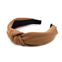 Autumn New Pure Color Breathable Cloth Art Wide Side Korea Simple Face Wash Hair Accessories sku image 2