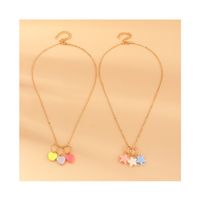 New Acrylic Girl Cute Star  Necklace  Set Wholesale main image 6