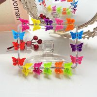 Mini Trumpet Butterfly Hairpin Girl Group Small Butterfly Hair Clip Headdress Wholesale main image 4