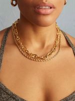 Niche Fashion New Copper Plating  Thick Necklace main image 3