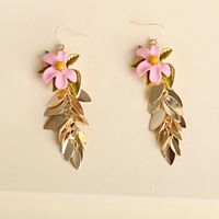 Boucles D&#39;oreilles Pour Femmes Fashion Flower Wild Trendy Diamond Flower main image 5