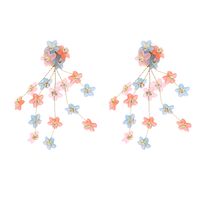 Boucles D&#39;oreilles En Diamant De Chaîne De Griffe Transparente Exagérée Géométrique Papillon Goutte Pour Les Femmes En Gros main image 3