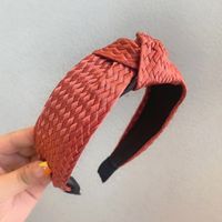 Koreanische Schlangenhaut Muster Mode Haarband Bogen Breitkrempige Stirnband Großhandel sku image 1