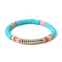 Bohemian Ethnic Style Beaded Multi-layer Rice Bead Mixed Color Elastic Bracelet sku image 3