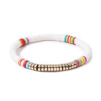Vacation Colorful Shell Soft Clay Plating Women's Bracelets sku image 2