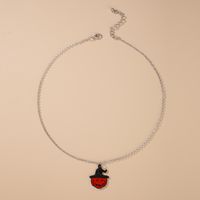 Fashion Pumpkin Necklace Punk Alloy Halloween Necklace main image 2