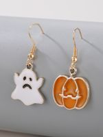 Halloween Pumpkin Ghost Demon Earrings Wholesale main image 3