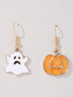 Halloween Pumpkin Ghost Demon Earrings Wholesale main image 6
