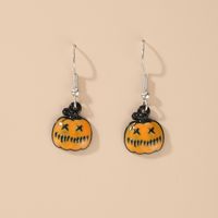 Halloween Pumpkin Ghost Demon Earrings Wholesale sku image 1