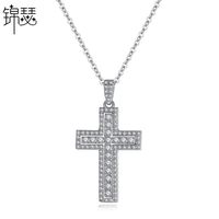 Mode Einfache Kreuz Anhänger Halskette main image 1