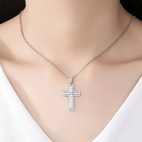 Mode Einfache Kreuz Anhänger Halskette main image 3
