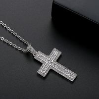 Mode Einfache Kreuz Anhänger Halskette main image 4