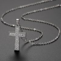 Mode Einfache Kreuz Anhänger Halskette main image 5