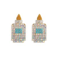 Korean Creative Water Bottle Earrings sku image 1