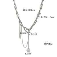 Collier De Diamants Multi-couches Hip-hop main image 6