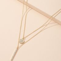 Simple Fashion Diamond-studded Geometric Necklace main image 5