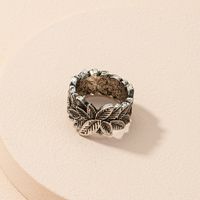 New Retro Fashion Leaf Ring main image 3