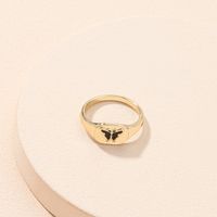 Simple Fashion Butterfly Hip Hop Ring main image 1