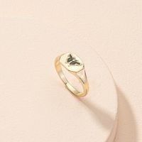 Simple Fashion Butterfly Hip Hop Ring main image 3