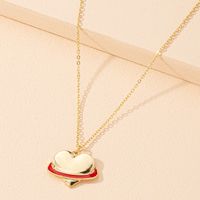Simple Fashion Heart Pendant Necklace main image 5
