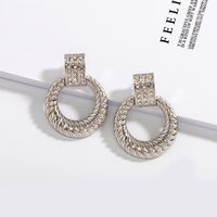 Fashion Metal Diamond Retro Earrings main image 3