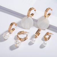 Creative Shell Pearl Earrings main image 1