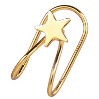 New Golden Star Bone Ear Clip main image 2