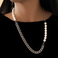 Mode Elegante Nachahmung Große Perlenkette main image 2