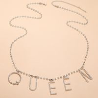 Simple Fashion Sexy Letter Queen Waist Chain main image 5