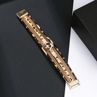 New Bohemian Hand-woven Leopard Magnetic Bracelet main image 4